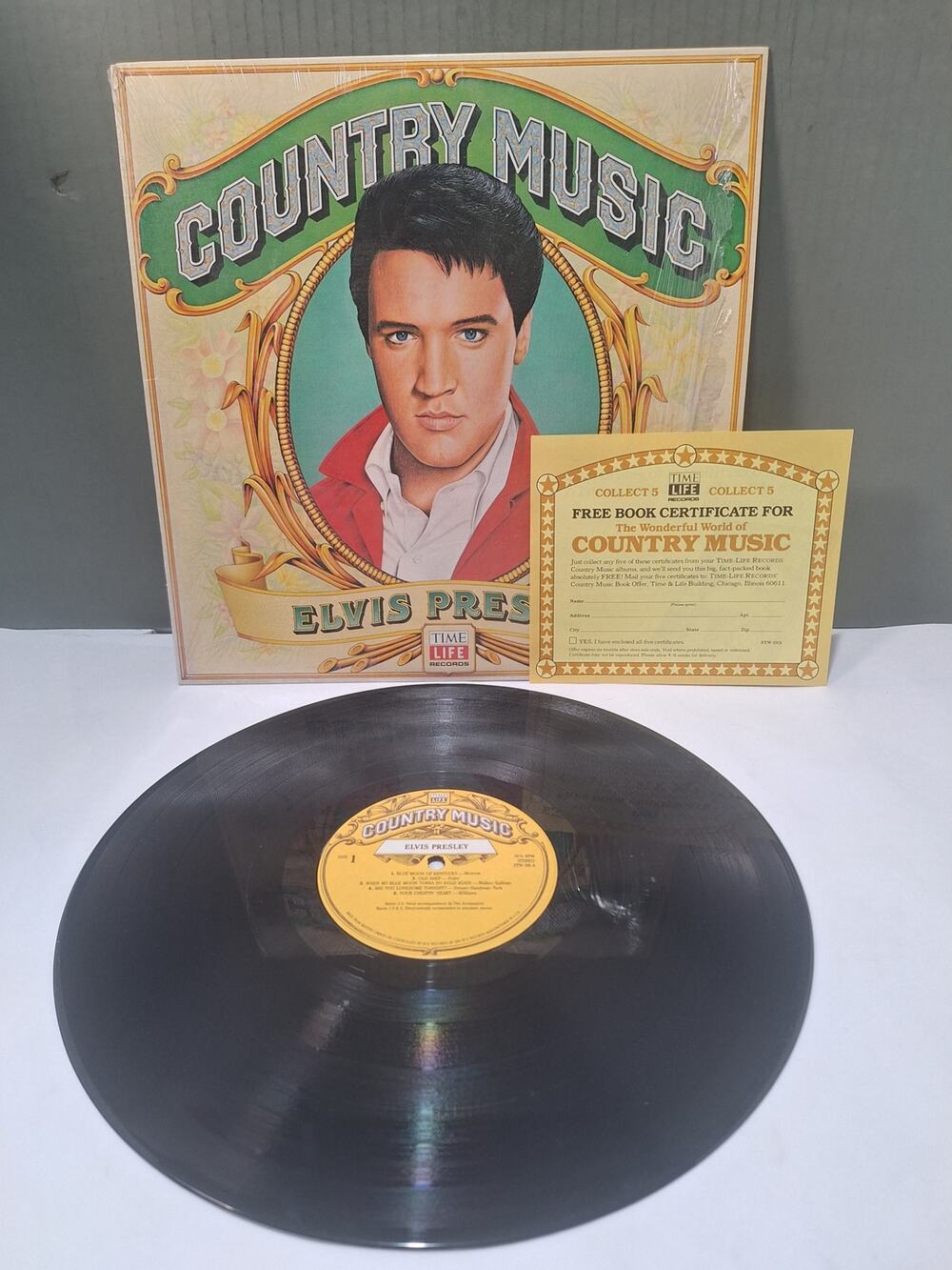 Elvis Presley Country Music Vinyl LP Time Life Records Shrink VG+ STW-106